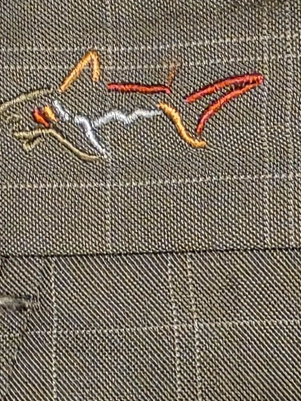 Greg Norman Men’s Grey Plaid Golf Pants 38x32 Business Casual Trousers